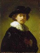 Rembrandt Peale Self portrait with hat oil painting